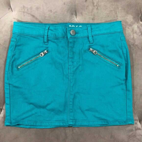 GAP Turquoise Mini Skirt - Picture 1 of 2